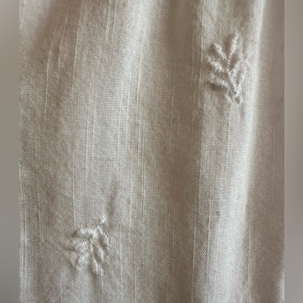 OLD NAVY White Eyelet Embroidered Swing Tiered Mini Dress Women’s S Cottagecore - Picture 7 of 12